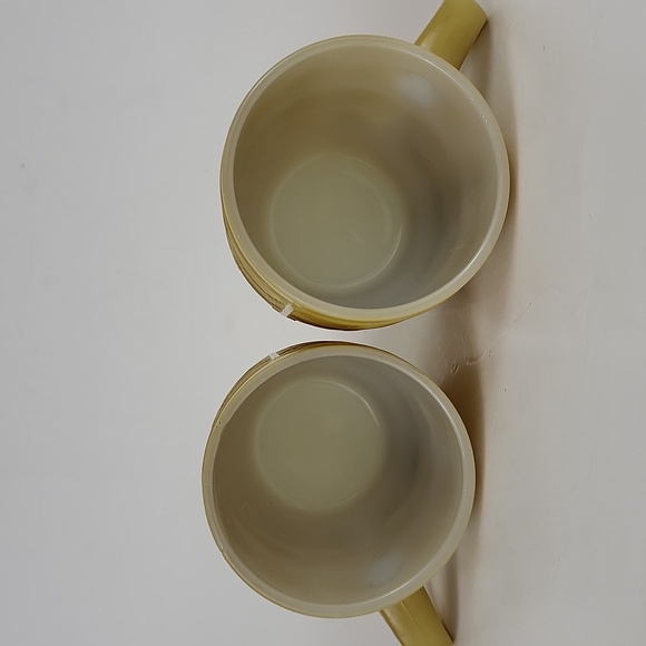 2 - Fire King Anchor Hocking Camelot Thumbprint Mugs "Rare" Coin Dot - Picture 13 of 16